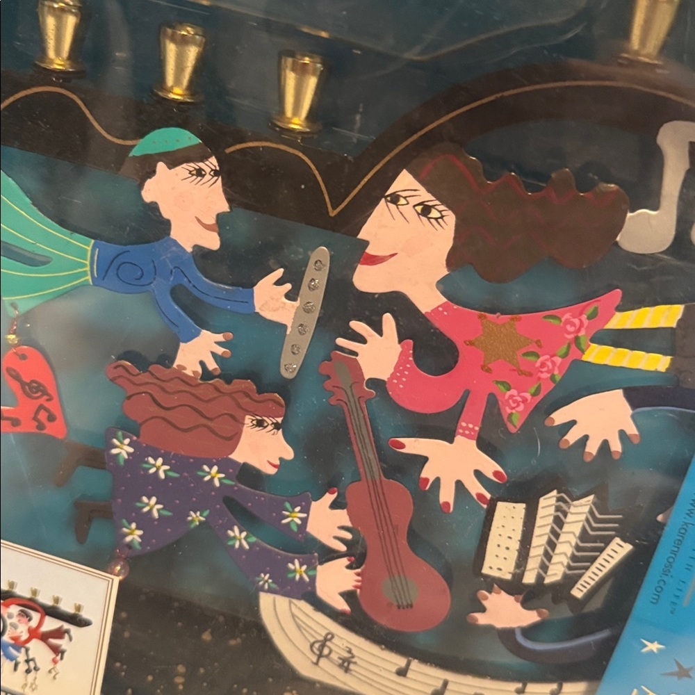 KAREN ROSSI..VINTAGE MENORAH."2000" - Picture 4 of 10